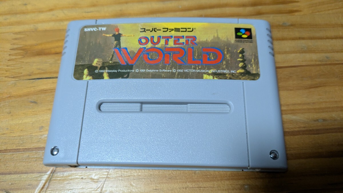 SFC アウターワールド 箱説明書付 ビクター スーパーファミコン ゲーム