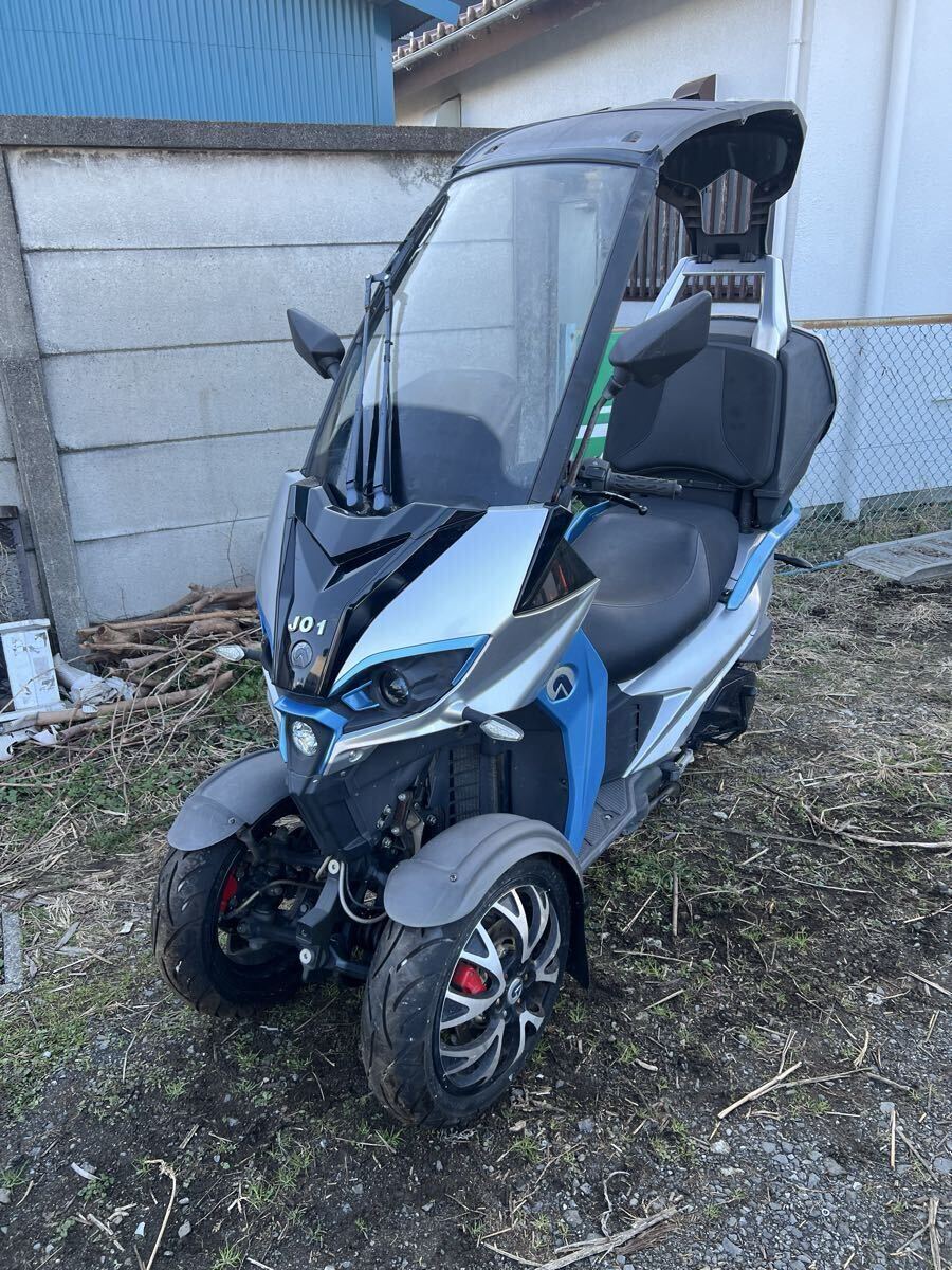 大変綺麗です。側車付軽2輪登録　アディバ　AD200tre 　 動画有 アディバ AD200トレ 実動書付 3輪 屋根付き ルーフ 側車付