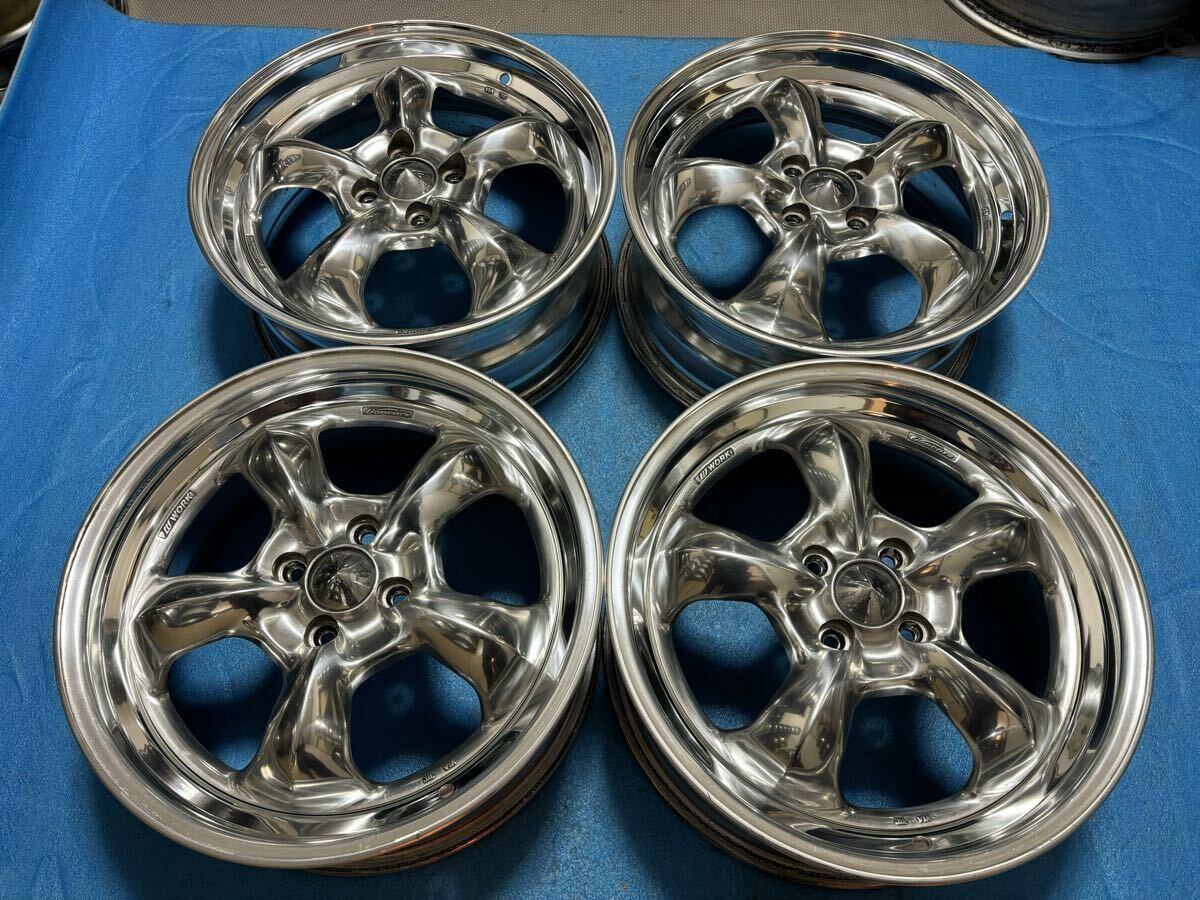 希少 WORK Goocars グッカーズ 17インチ 9J ＋30 4穴 PCD100 4本セット