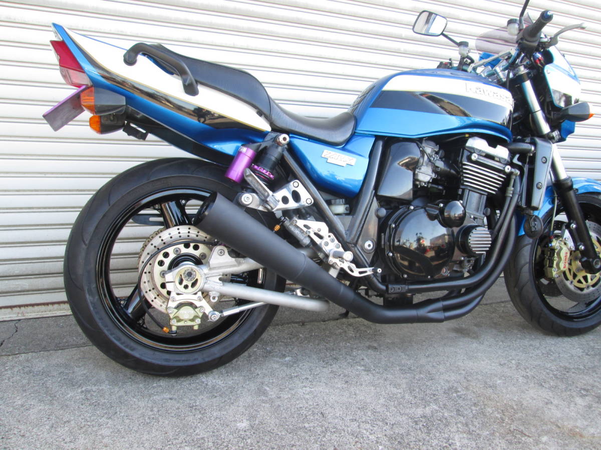 美品 凹み無し ゼファー400 ゼファーχ カーカー メガホンマフラー