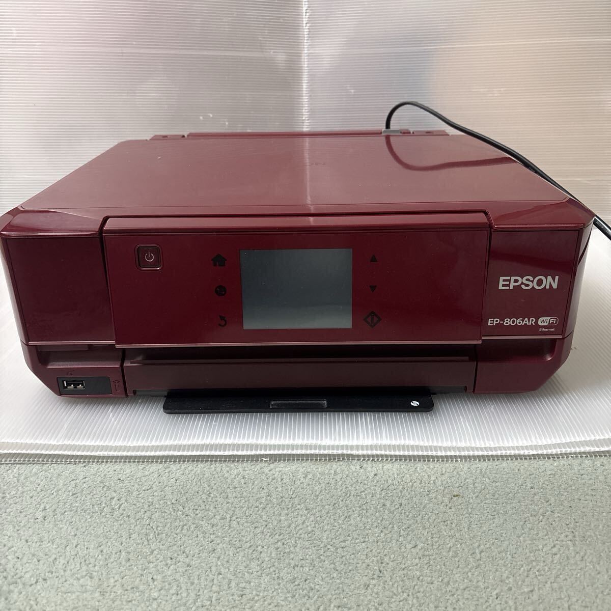 【やや傷や汚れあり】EPSON エプソン カラリオ EP-806AR インクジェット複合機 Colorio 無線 有線 スマートフォンプリント ...