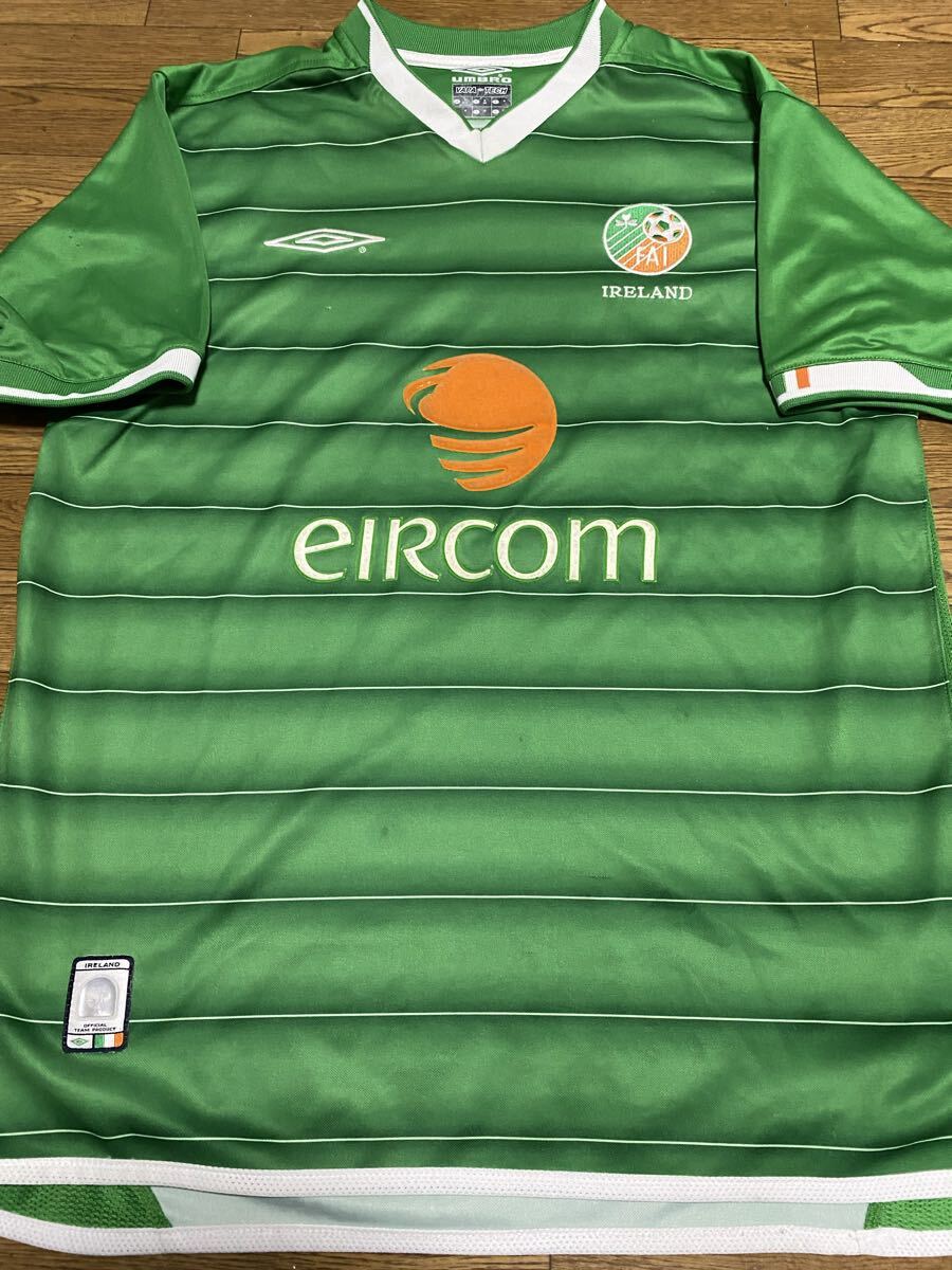 新品】運賃込!Umbro正規品04Hアイルランド代表 デッドストック未使用