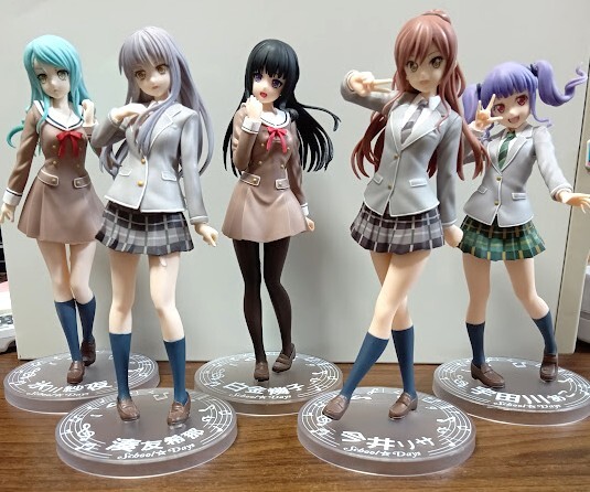 Roselia プレミアムフィギュアSchool☆Days 5体セット Amazon | BanG Dream! ガールズバンドパーティ!(バンドリ!)/製PM