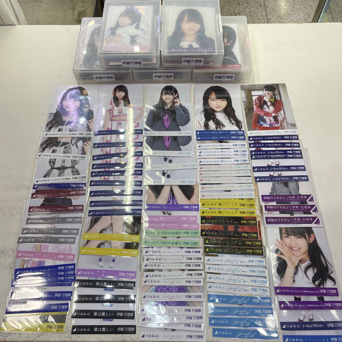 新品】乃木坂46 西野七瀬 制服のマネキン 直筆サイン 生写真 当選品の