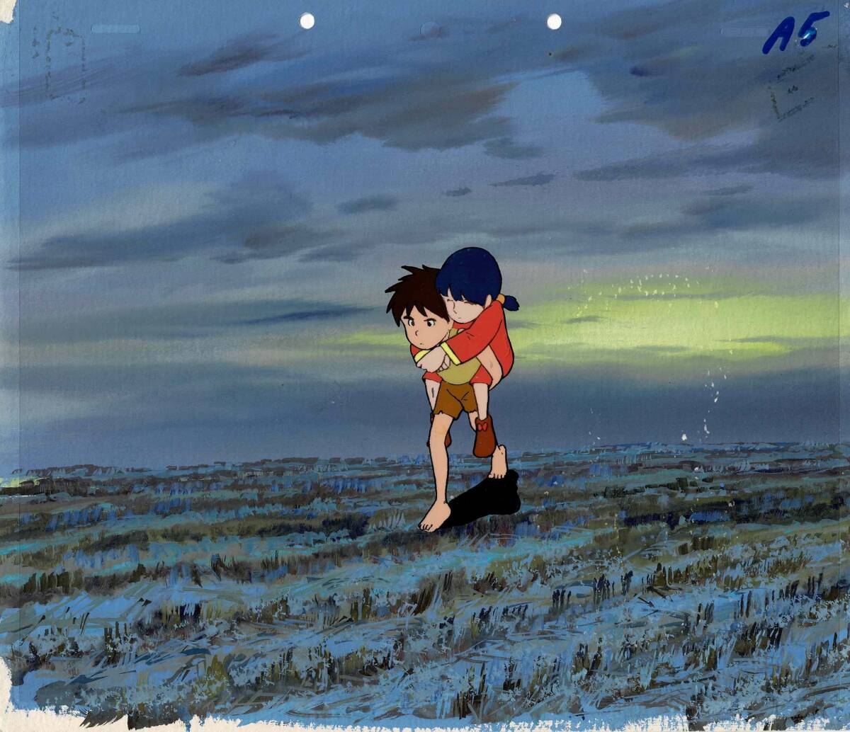 未来少年コナン ラナ セル画　背景付き　宮崎駿 ジブリ　当時物　テレビ　アニメ 中古】未来少年コナン ラナ セル画 宮崎駿 大塚康生の落札情報詳細