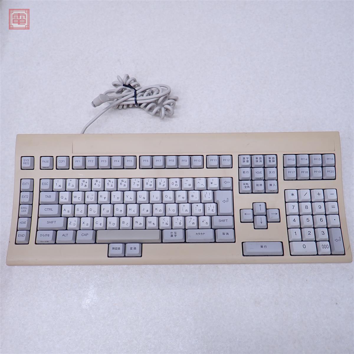 中古】FUJITSU☆エミュレータ対応 JISキーボード FMV-KB101 の落札情報 