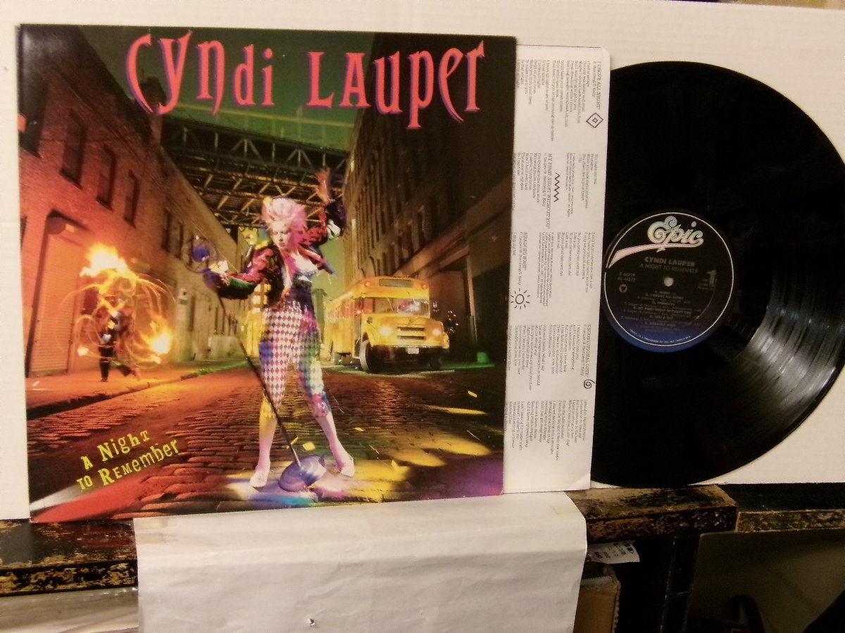 Cyndi Lauperシンディ・ローパーポスター◇A Night to Remember◇B2