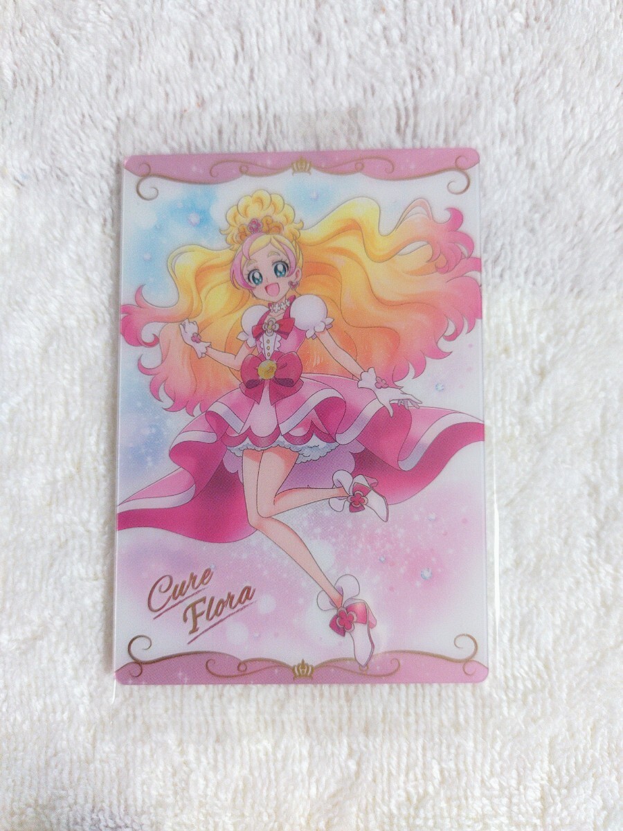 プリティストア限定 トゥインクル缶バッジ キュアフローラの落札情報