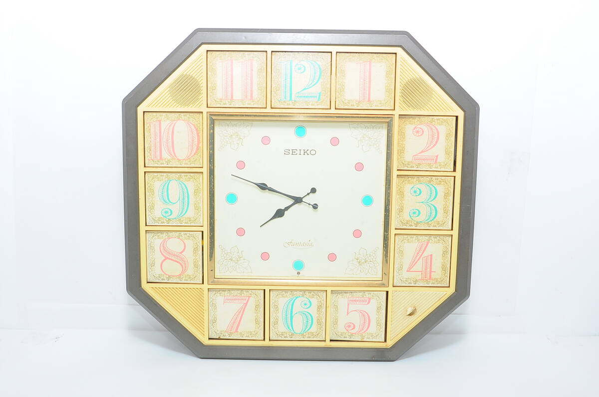 【SEIKO】 セイコー ファンタジア からくり時計 壁掛け時計 時計 壁掛け 柱時計 RE501B J0107 映画『ファンタジア』がモチーフのからくり時計を 5 台限定で発売