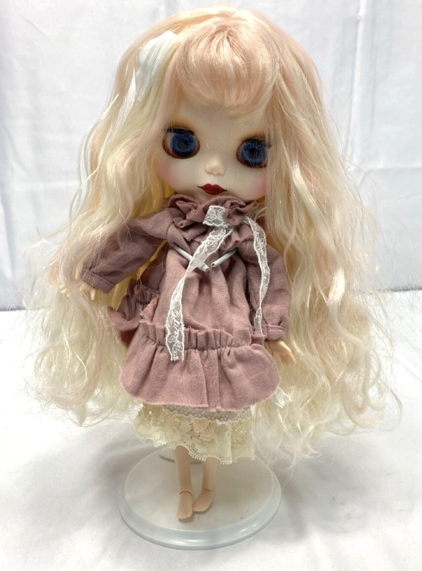 新品】ネオブライスサイズ 耐熱 ウィッグ ぱっつん前髪ロング