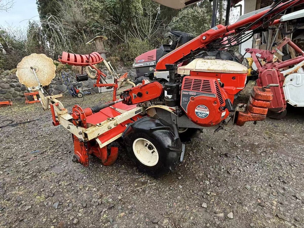 (※ご成約ありがとうございます受付終了いたします※)ヤンマー マルチャー 管理機 SR11 マルチ張り マルチ引きビニール張り 耕うん機 約10馬力 平畝 高畝 成型 うね立て Yahoo!オークション - 「ヤンマー マルチャー」農業機械 (農業) の落札
