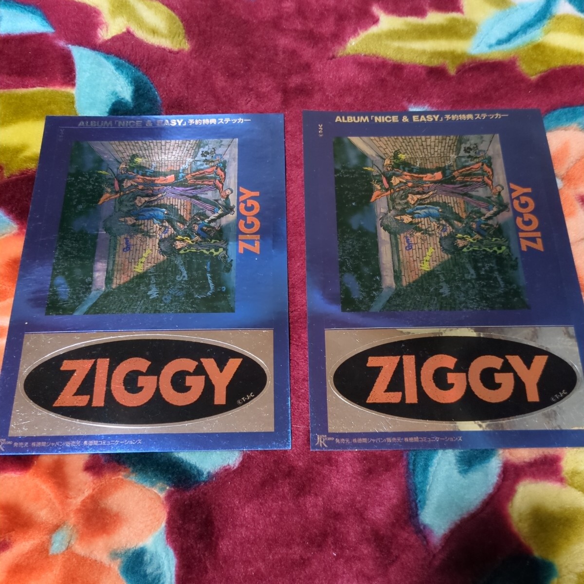 新品】入手困難品未使用 ZIGGY サイン入り ステッカー森重樹一 松尾