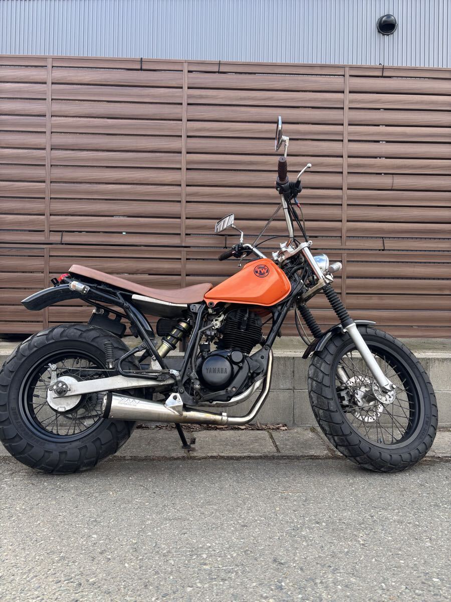 スカチューンカスタム！ セロー225 1KH スーパートラップマフラー 検