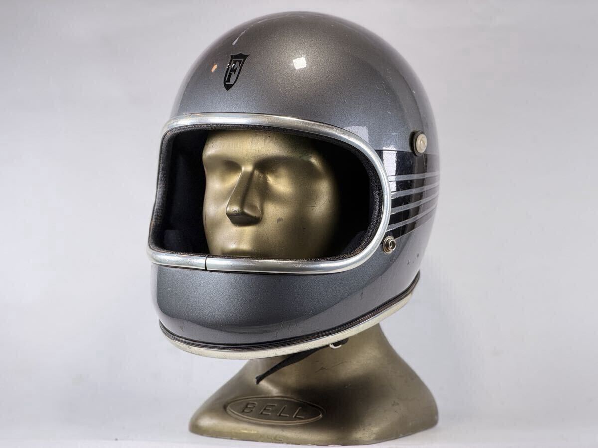 70s FURY 400 ビンテージヘルメット アシンメトリー柄 MORRY DESIGN