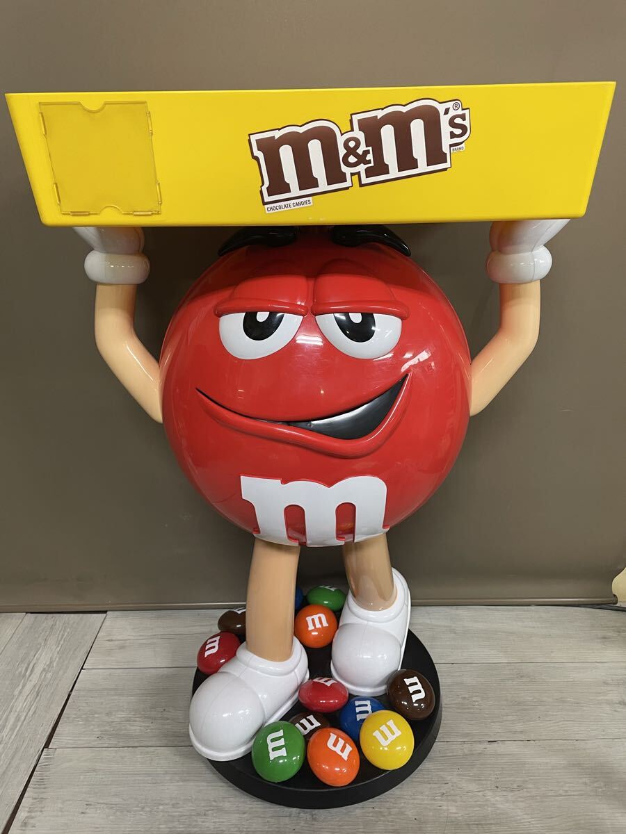 M&M エムアンドエムズ ディスプレイ 一体店頭 でかい レッド 赤 非売品