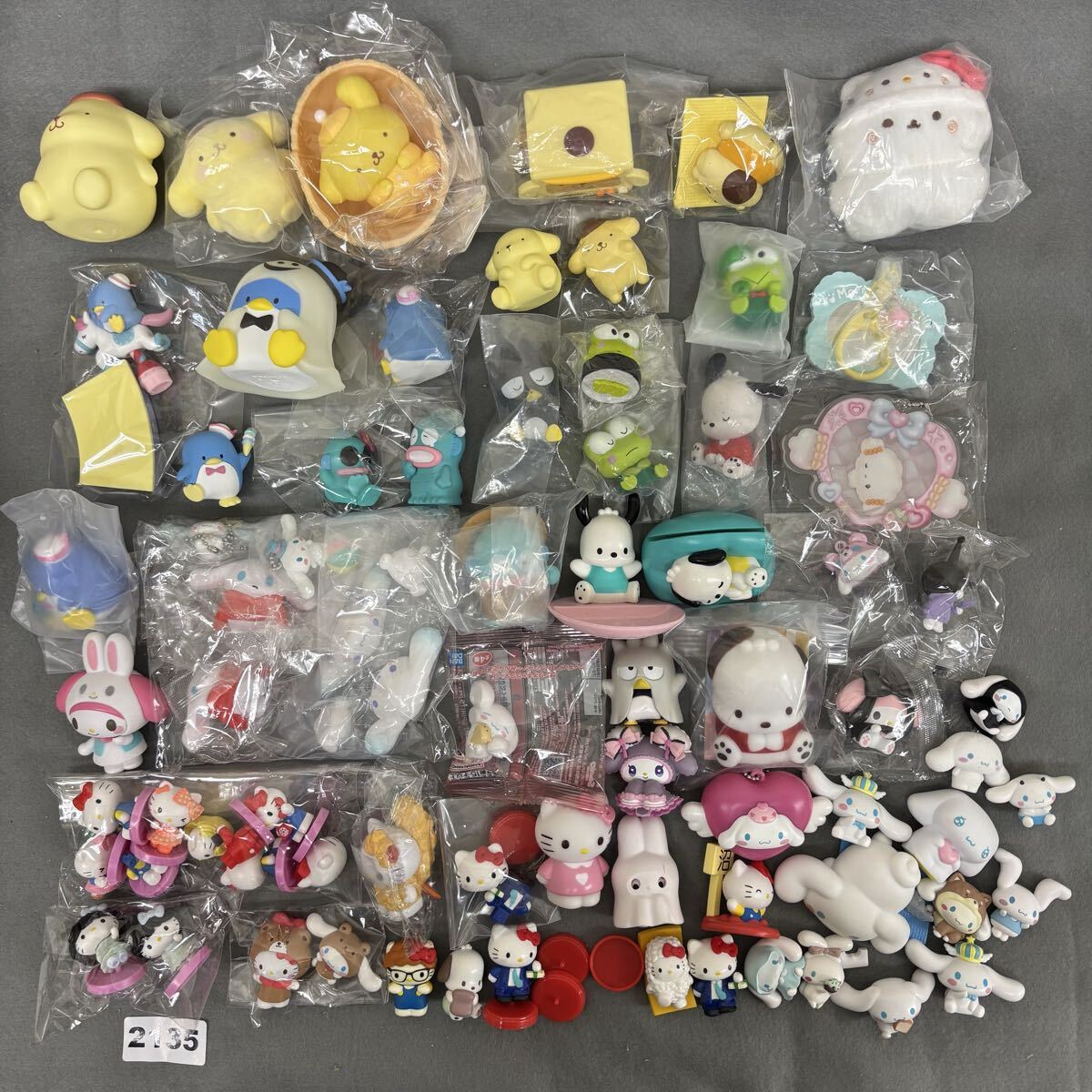 サンリオ ソフビ 指人形 13点セット まとめ売り ポムポムプリン ハロー 