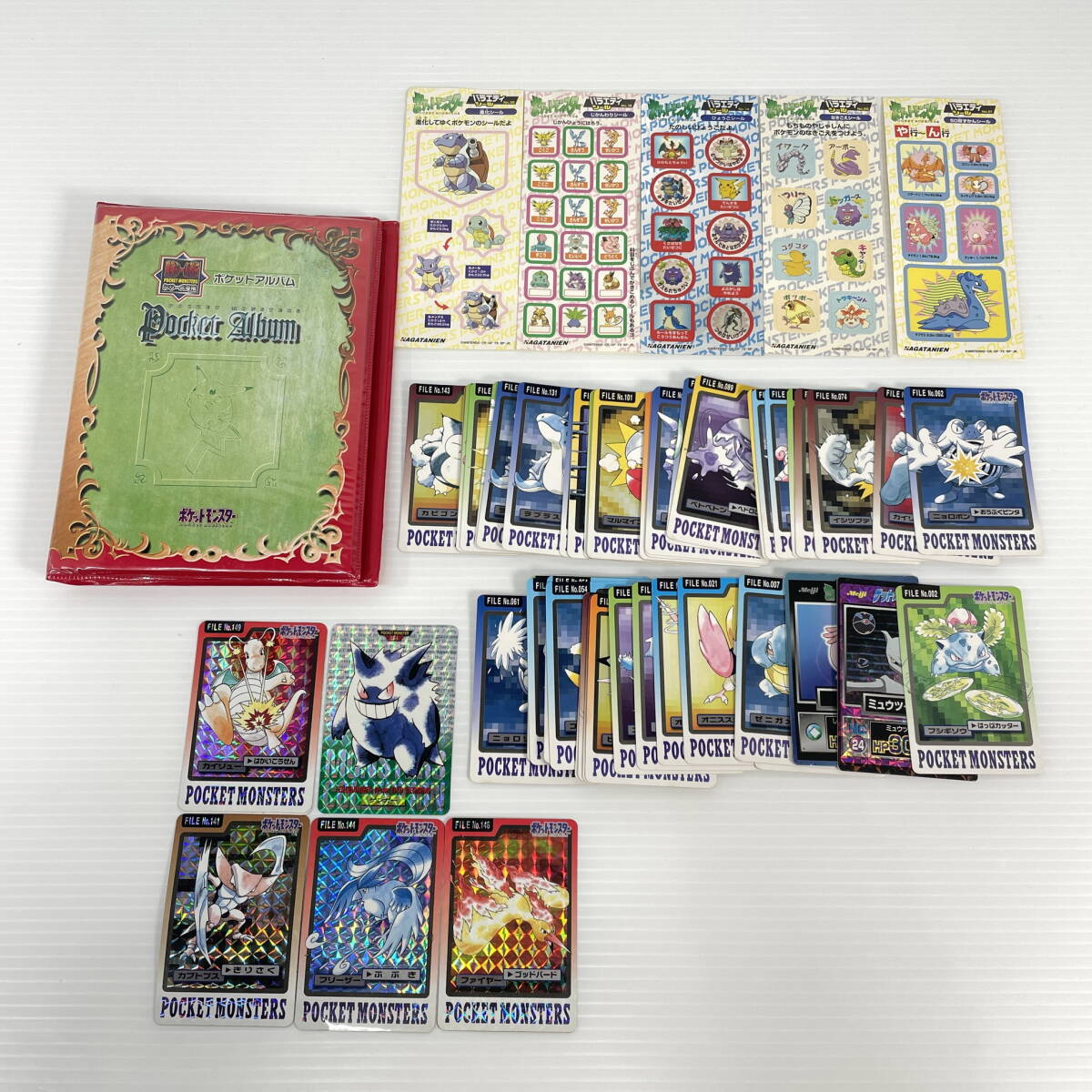 ポケモン最強シール列伝 初代 ポケットアルバム付き ポケモンシールの