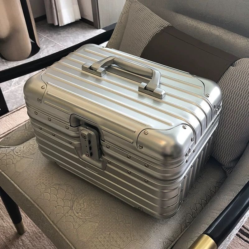 ビンテージrimowaリモワ工具箱コスメケース共通キー鍵付きレトロ化粧