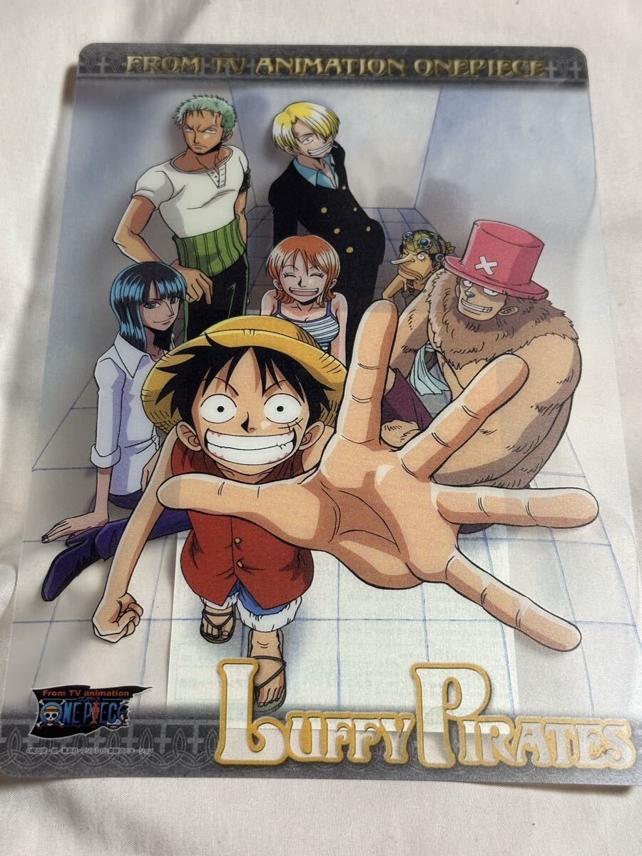 新品】ワンピース ジャンボカードダス ビジュアルクリアプレート