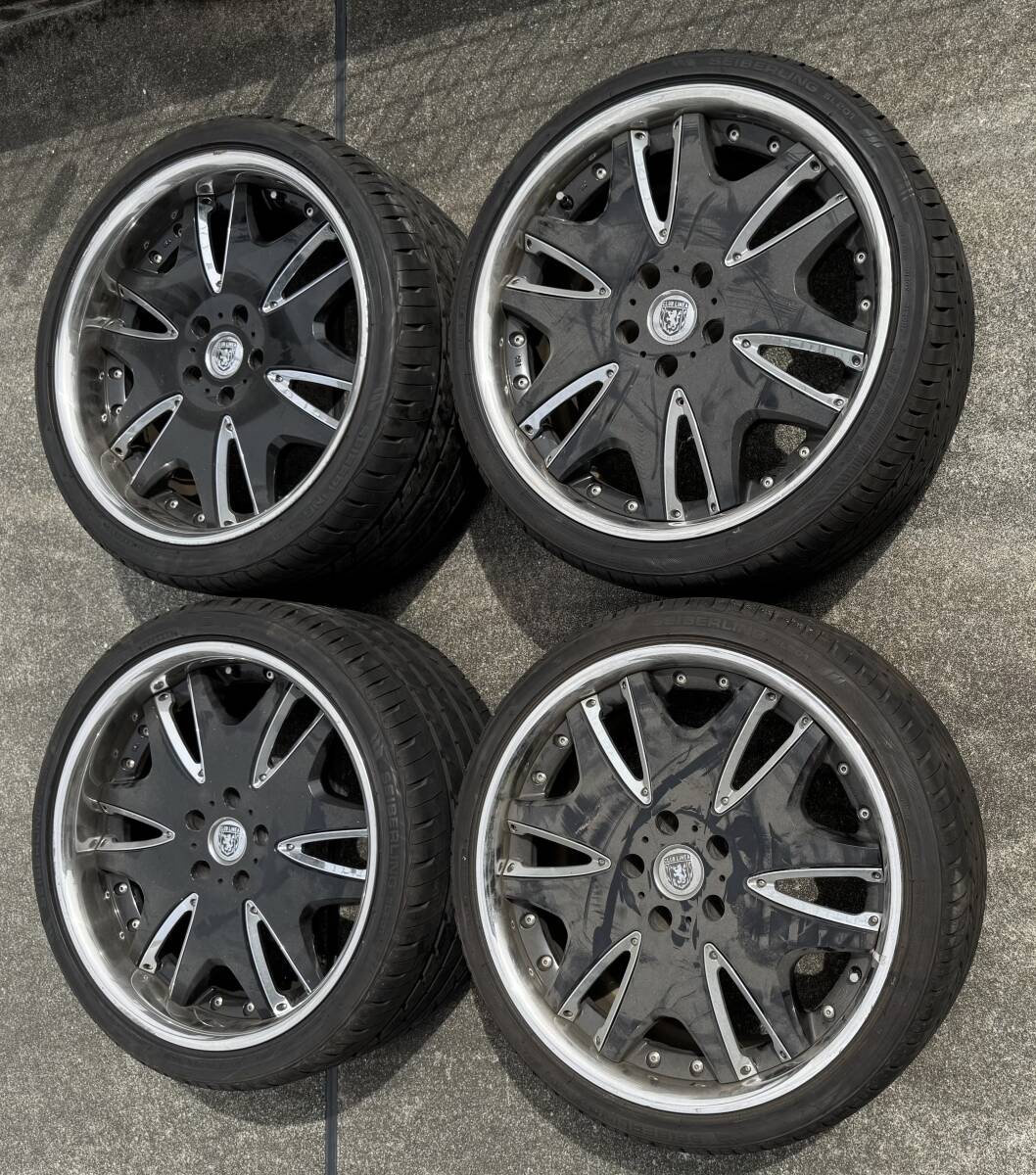 中古4本♪ クラブリネア 17インチ 7J +30 4H PCD100 ディッシュ