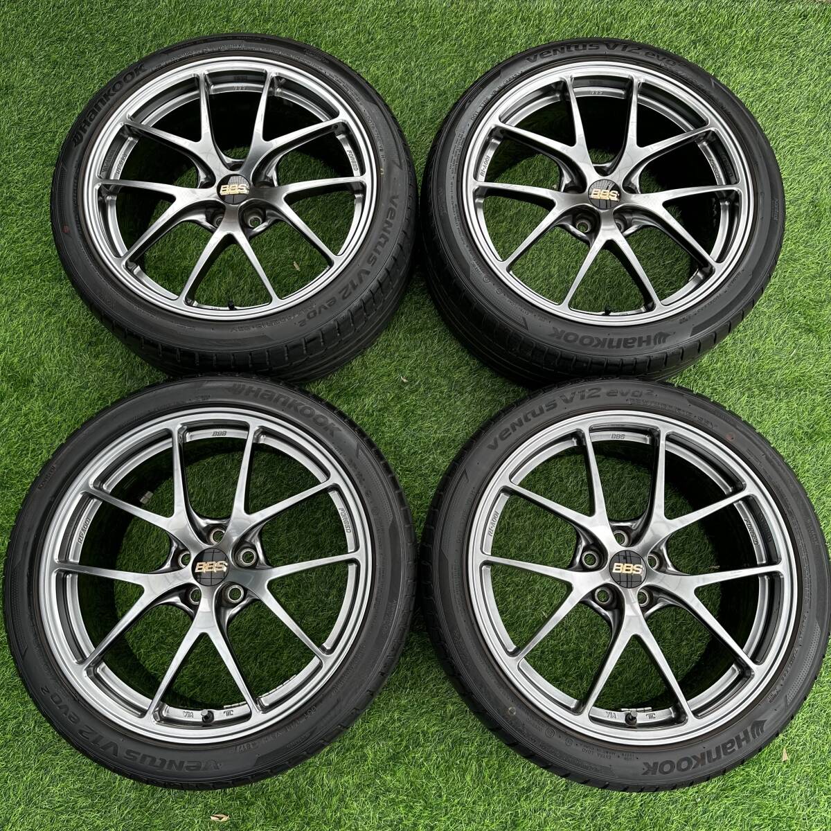 TWS 18インチ PCD100 8J 86 BRZ プリウス RAYS BBS 中古】BBS RI-A037 