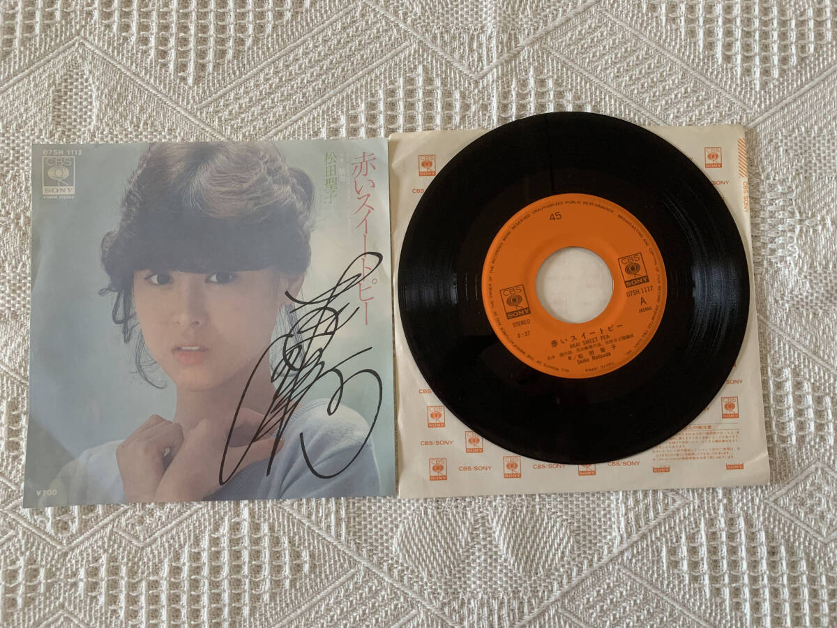 EPレコード 松田聖子 / 赤いスイートピーの落札情報詳細 - Yahoo