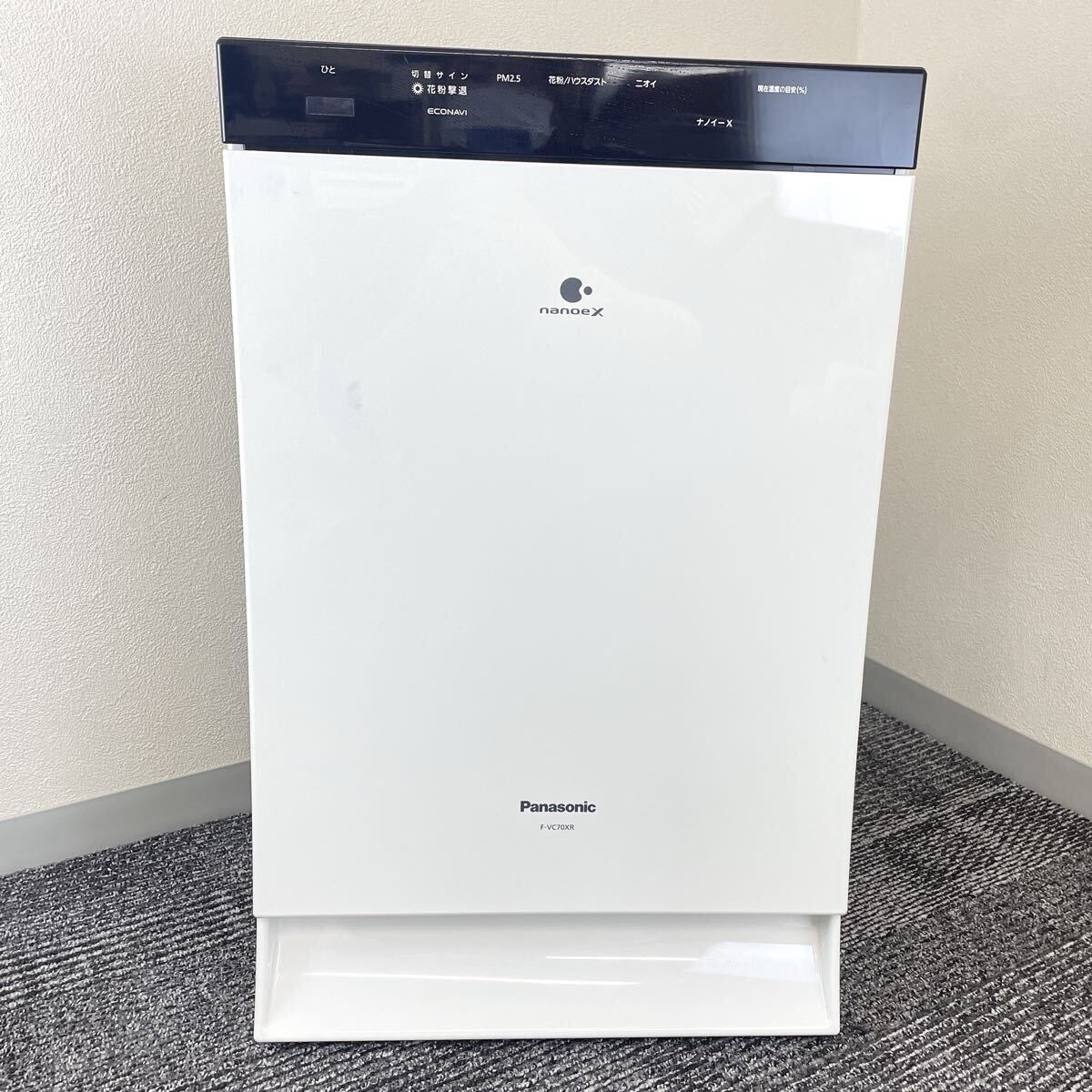 フィルター美品 Panasonic パナソニック ナノイー搭載 加湿空気清浄機
