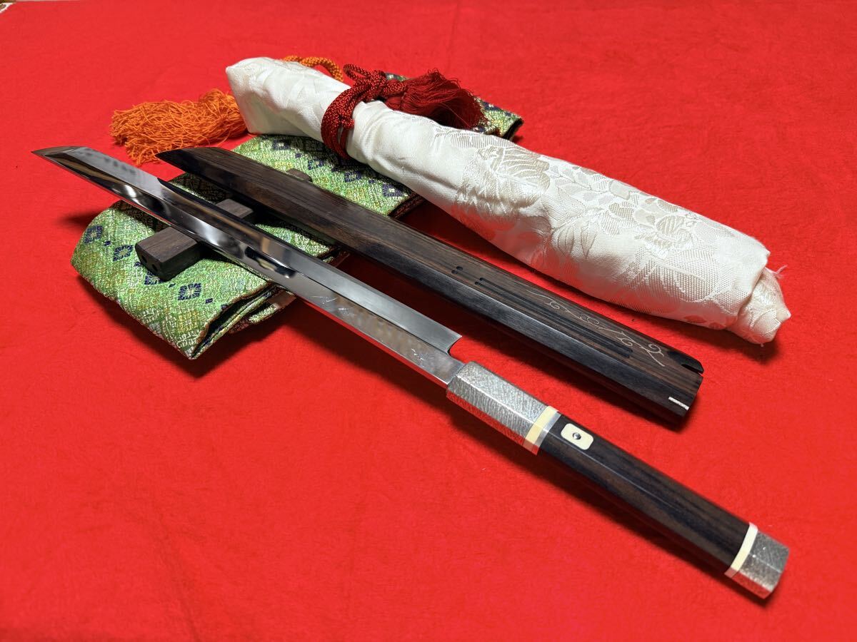 源昭忠 柳刃包丁 7寸 源昭忠 賜台覽 水牛柄 柳刃包丁 刺身包丁 和包丁