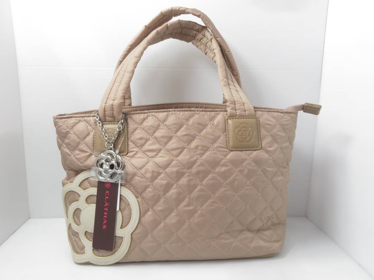 ☆未着用☆ CLATHAS クレイサス ◇ キルティング レザー長財布 
