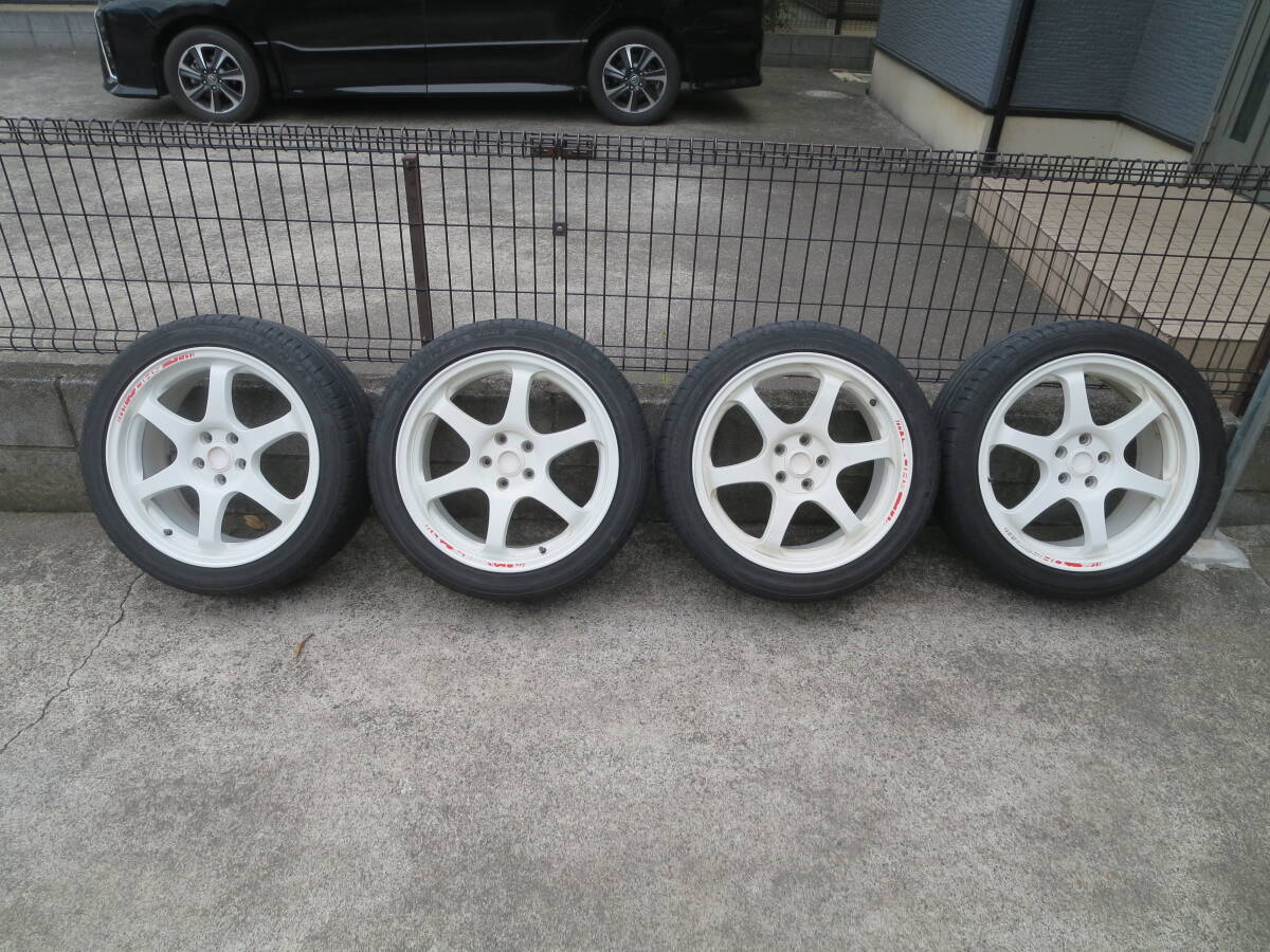 中古】BIM ダウンヒルスペシャル 17インチホイール 7.5J+48 5穴 PCD114