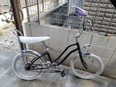 中古】希少カスタム Lowチャリ ローライダー ローチャリ 自転車 ビーチ