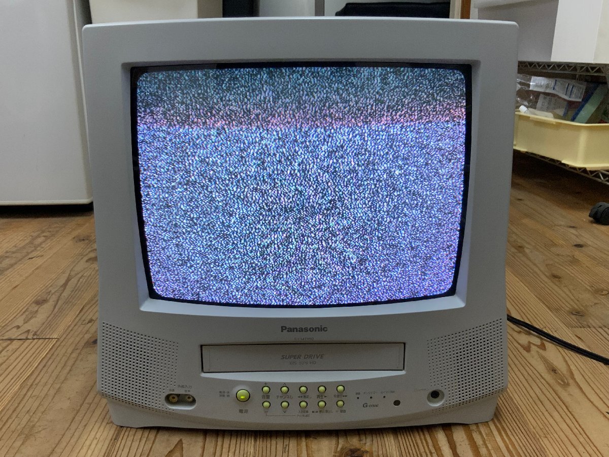 パナソニック TH-14EV50 テレビデオ VHS内蔵 動作OK リモコン付 中古】Panasonic 14型テレビデオ TH-14EV50中古 リモコン付の落札情報