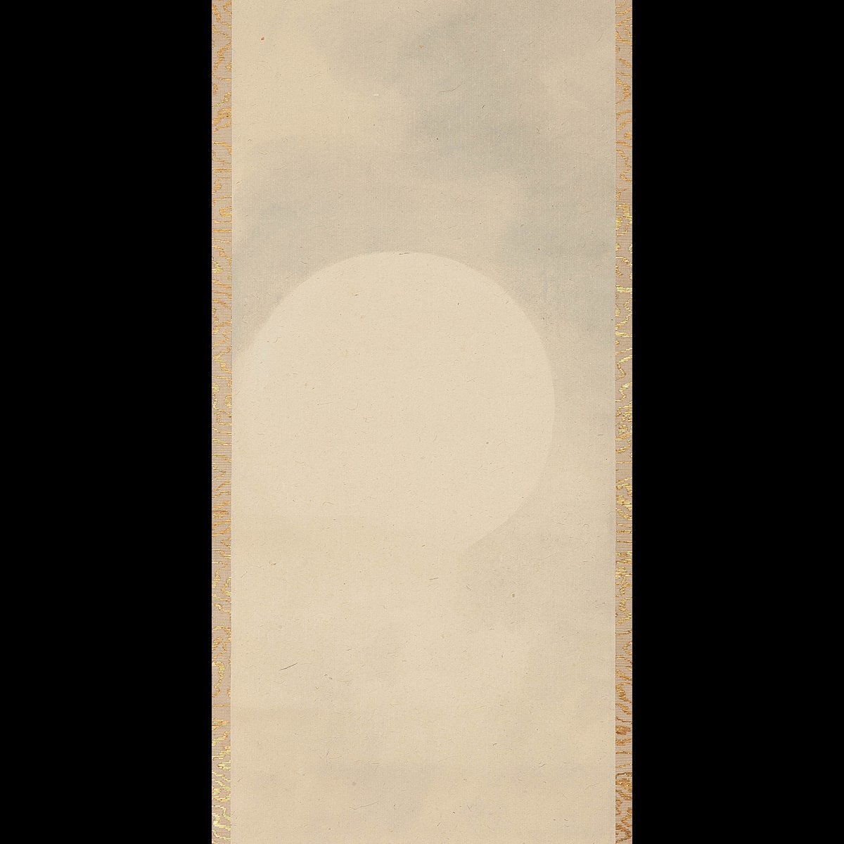 真作】【WISH】今井景樹 「朧月垂枝桜」日本画 掛軸 絹本 共箱 ◇1891