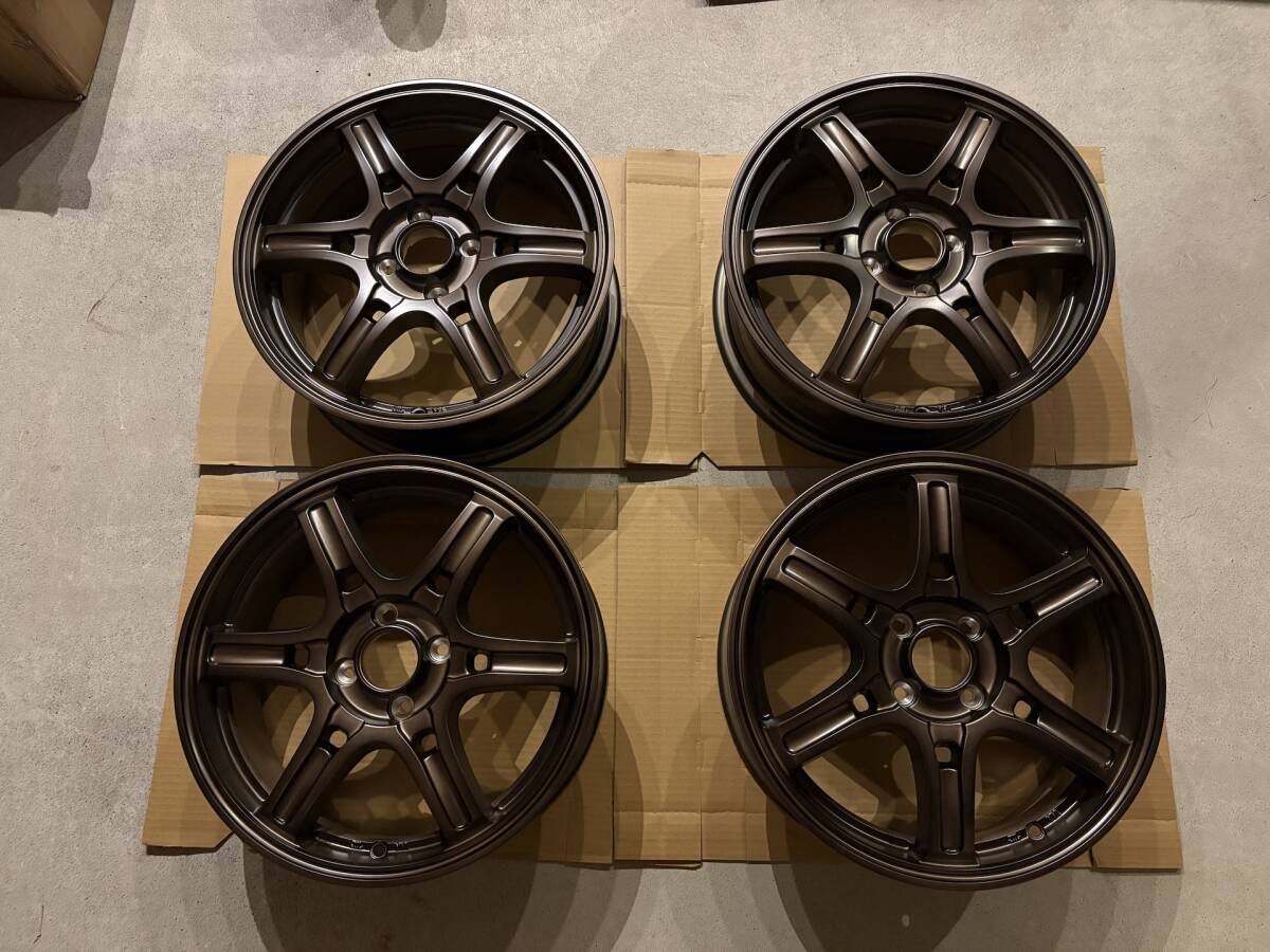 中古】D520【中美品】RAYS グラムライツ 57ゲイナー ☆ PCD100 5.5J+48 