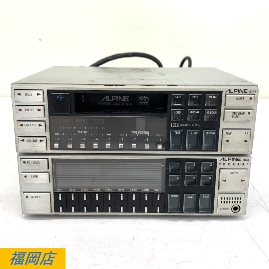 傷や汚れあり】ジャンク ALPINE EXA-G370 11バンドイコライザー DSP