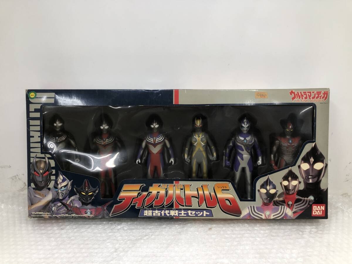 バンダイ ティガバトル6 超古代戦士セット / ウルトラマンティガの落札