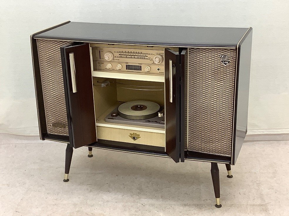 中古】Victor STL-466FMG ビクターHi-Fi 家具調ステレオ オーディオラ
