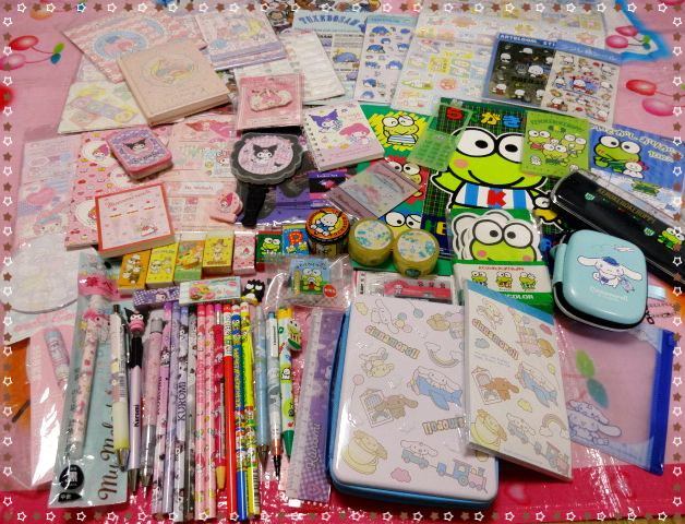 サンリオ けろけろけろっぴ◇カセットテープ 収納ケース キャリー