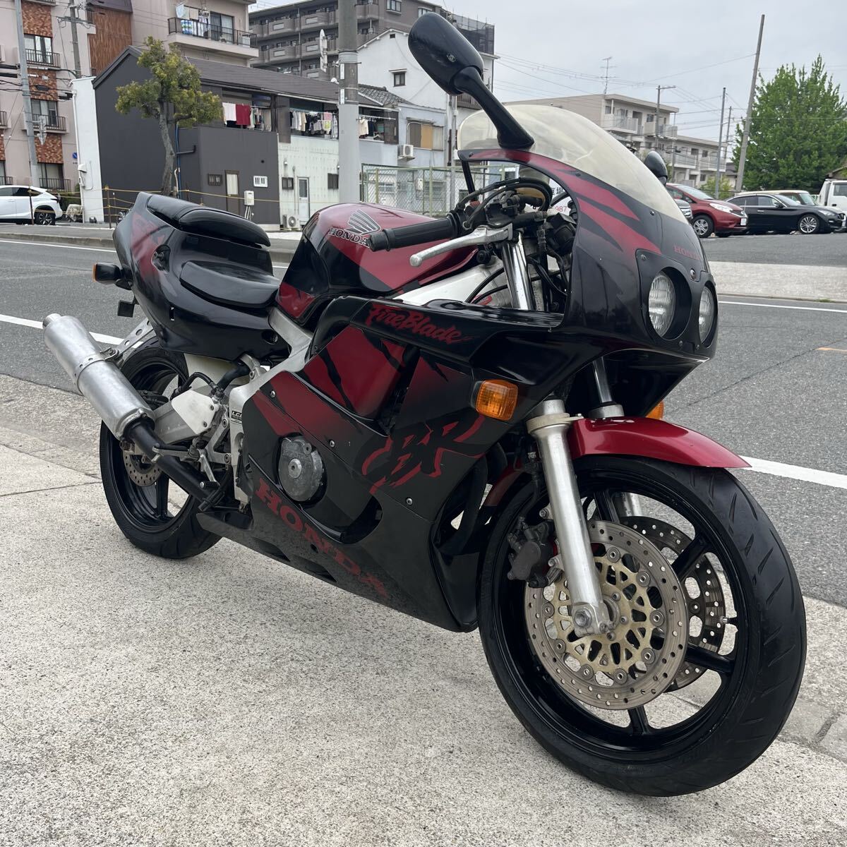 MC22 CBR250RR 片目 耐久カウル 当時物 検BBMバリマシ走り屋オメガ