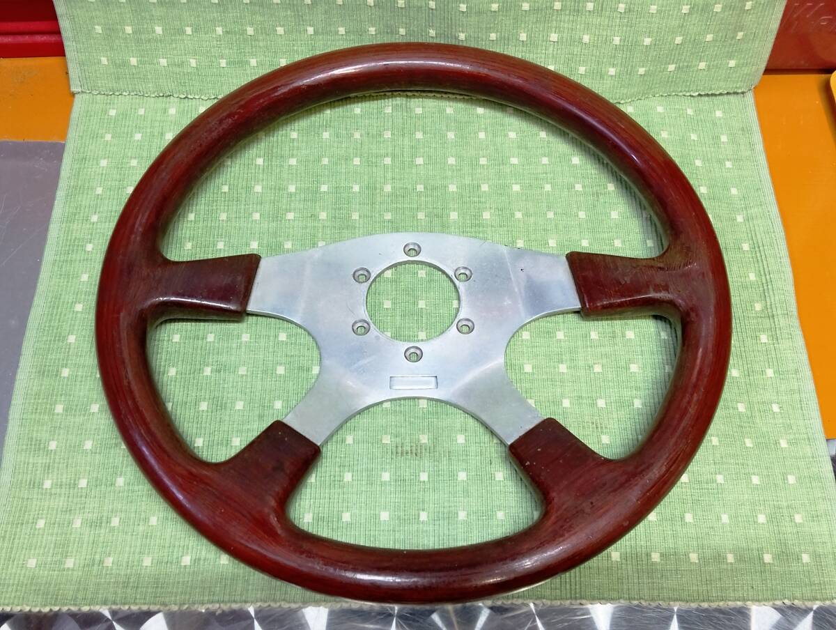 PRONTO プロント ウッドステアリング ハンドル 350Φ 35㎝ 中古の落札