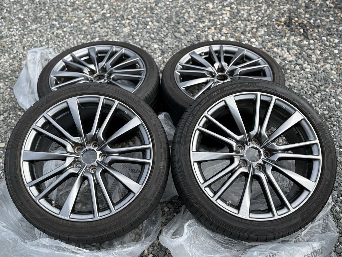 CKV36スカイライン等 日産 純正 19インチ 8.5J 9J PCD114.3 5穴 アルミ 