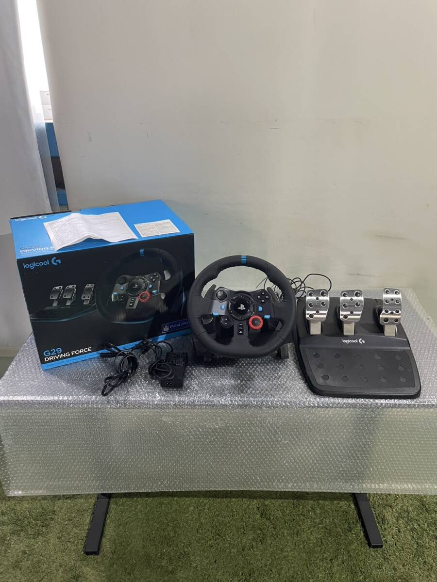 プレイシート　プレイステーション２用？　Logicool　ドライビングフォースおまけ PS2 Wheel Controller] Introduction and Review of the Logitech GT