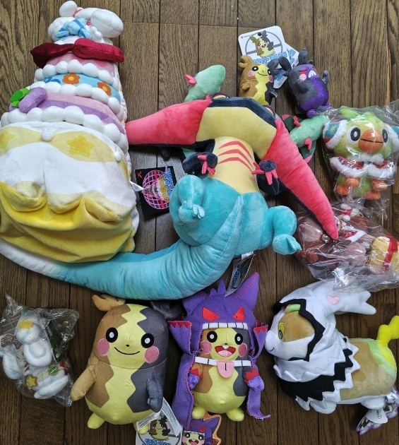 ○【美品】ポケモンセンター プラスル マイナン ぬいぐるみ マスコット