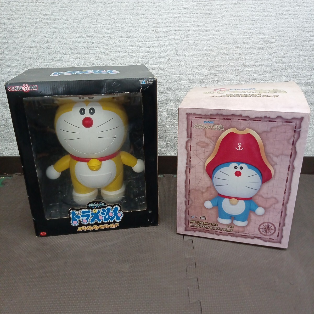 美品 TAITO タイトー 元祖 ドラえもん アクション フィギュア タグ付き sale】レア◇アクションフィギュアVol.2 元祖ドラえもん 黄色 特大 耳