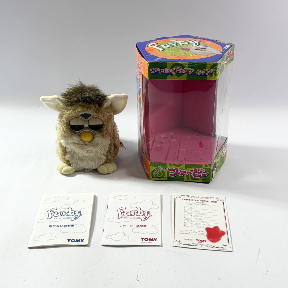 ☆お8-649 トミー 初代 ファービー人形 本体のみ 5体 ほぼ動作不良品