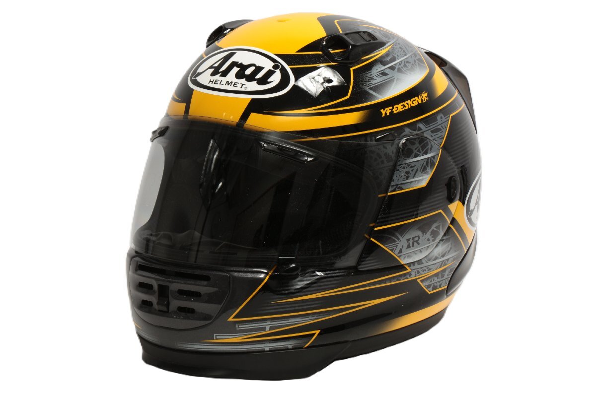【希少】Arai RAPIDE Or ARROW フルフェイスヘルメット 美品！Arai RAPIDE OR ARROW SIZE:L 中古 アライ フルフェイス