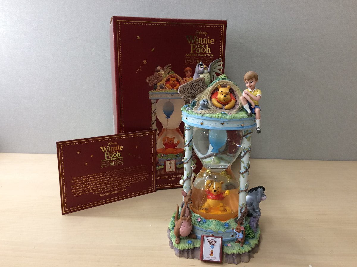 中古】◇ 昭和レトロ【スノードーム】鶴 金粉 貝殻 スノーグローブ 古
