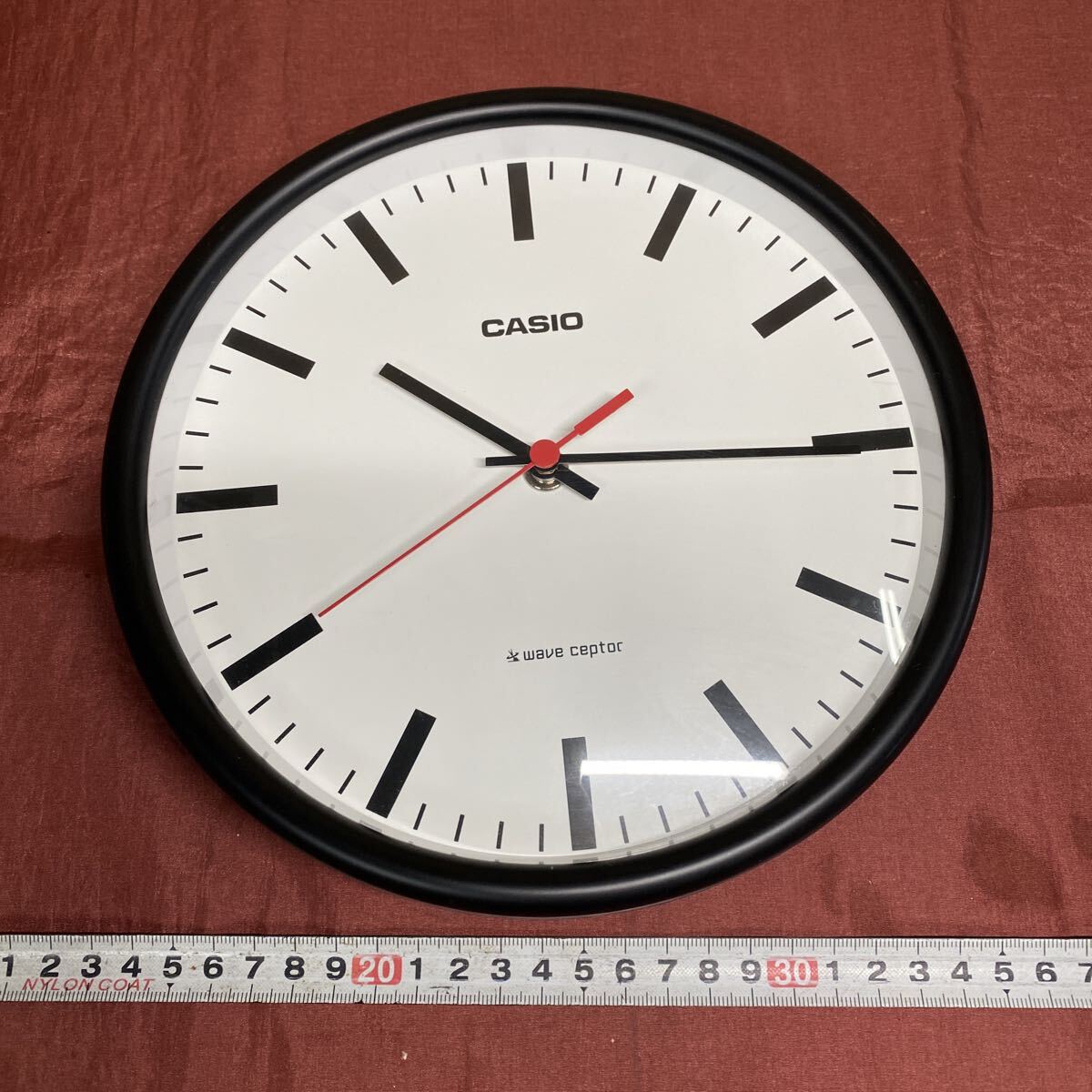 訳あり CASIO カシオ ITM-900FLJ-5JF 電波掛け時計 温湿度、月・日