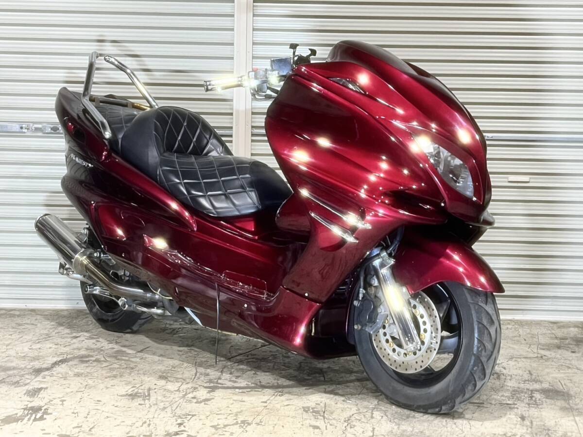 マジェスティ 4D9 エアロフェイス ワインレッド エアロマスク SG20J