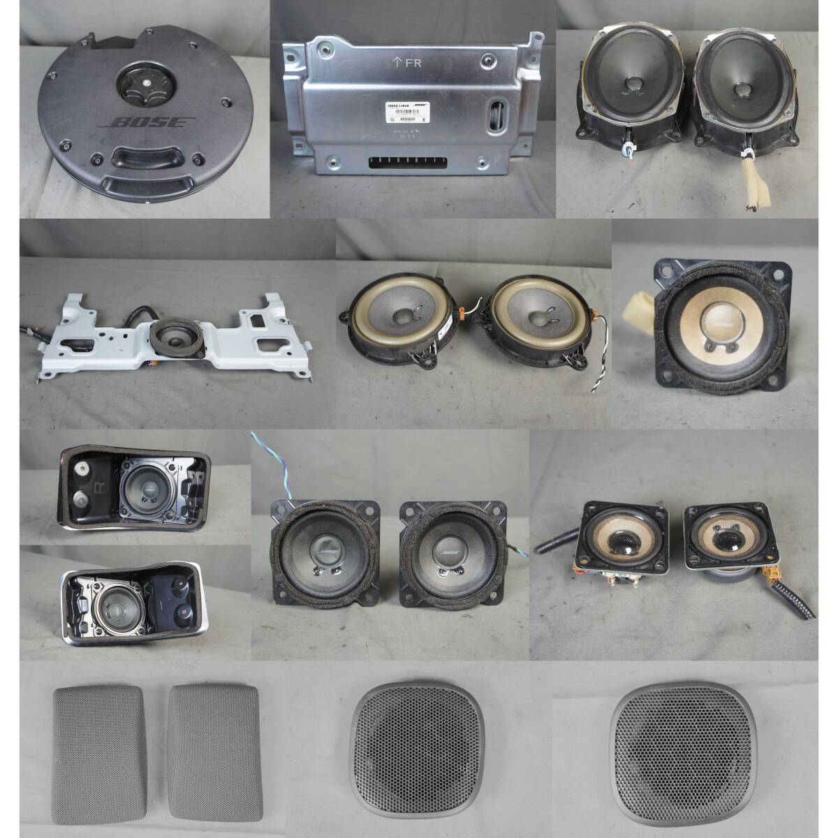 日産純正 BOSE TE52 E52 エルグランド サブ ウーファー ウーハー